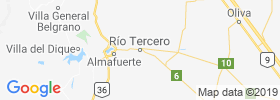 Rio Tercero map